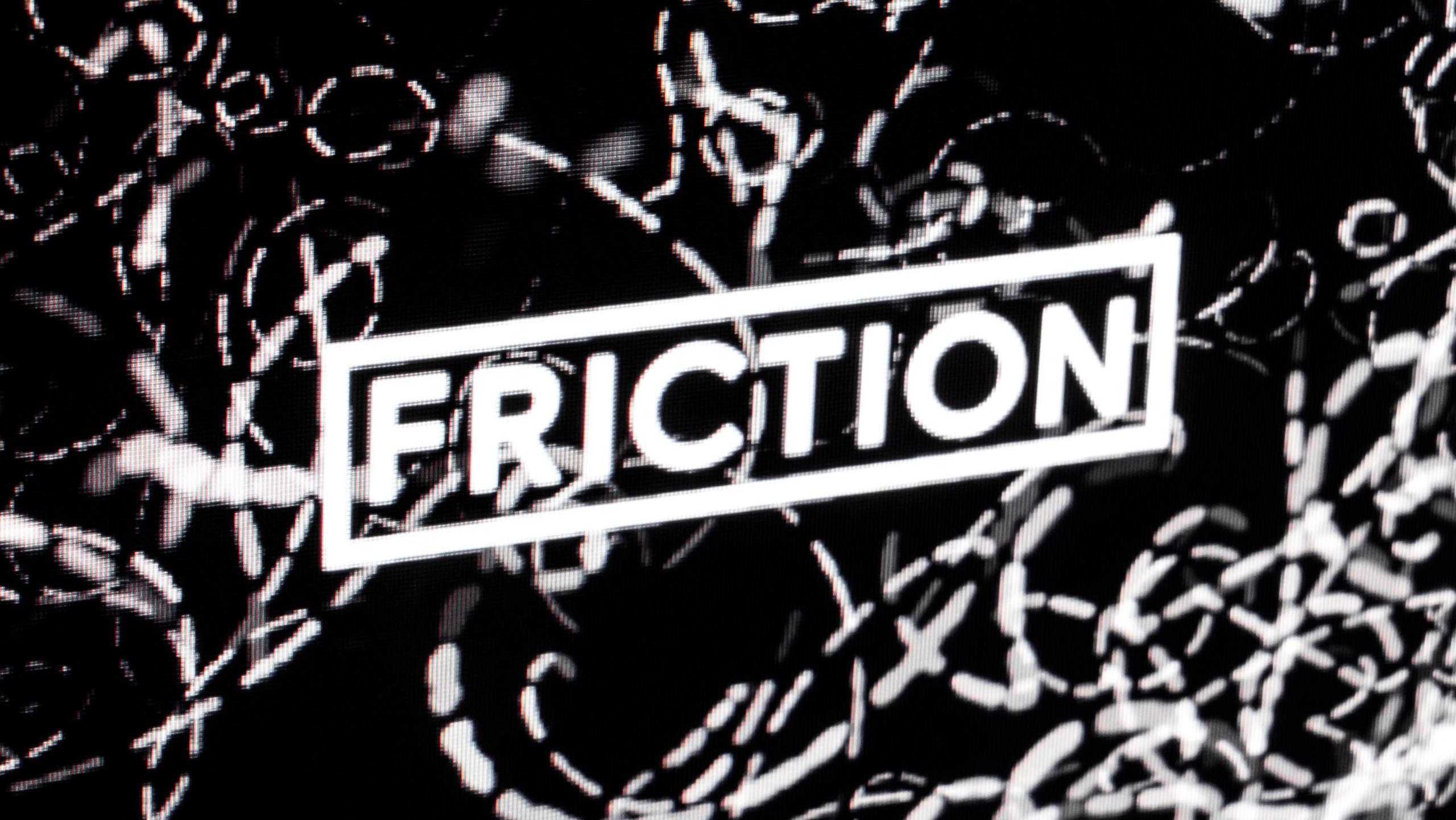 Photo of the website of Friction